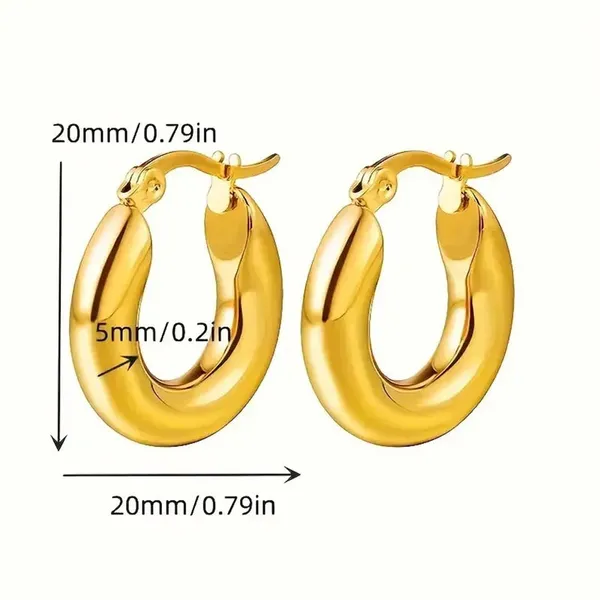 Gold_Round_Hoops_Earrings_For_Women